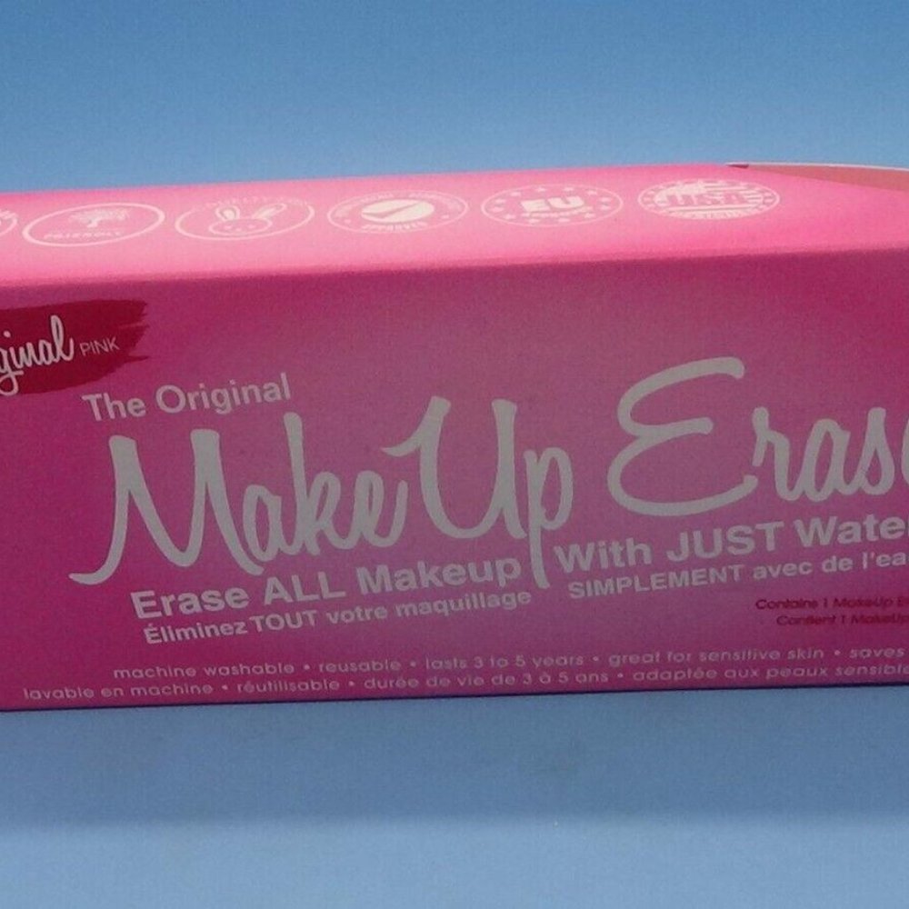 Original Pink Make Up Eraser - Full Size (15.5" x 7.25") - NEW IN BOX!